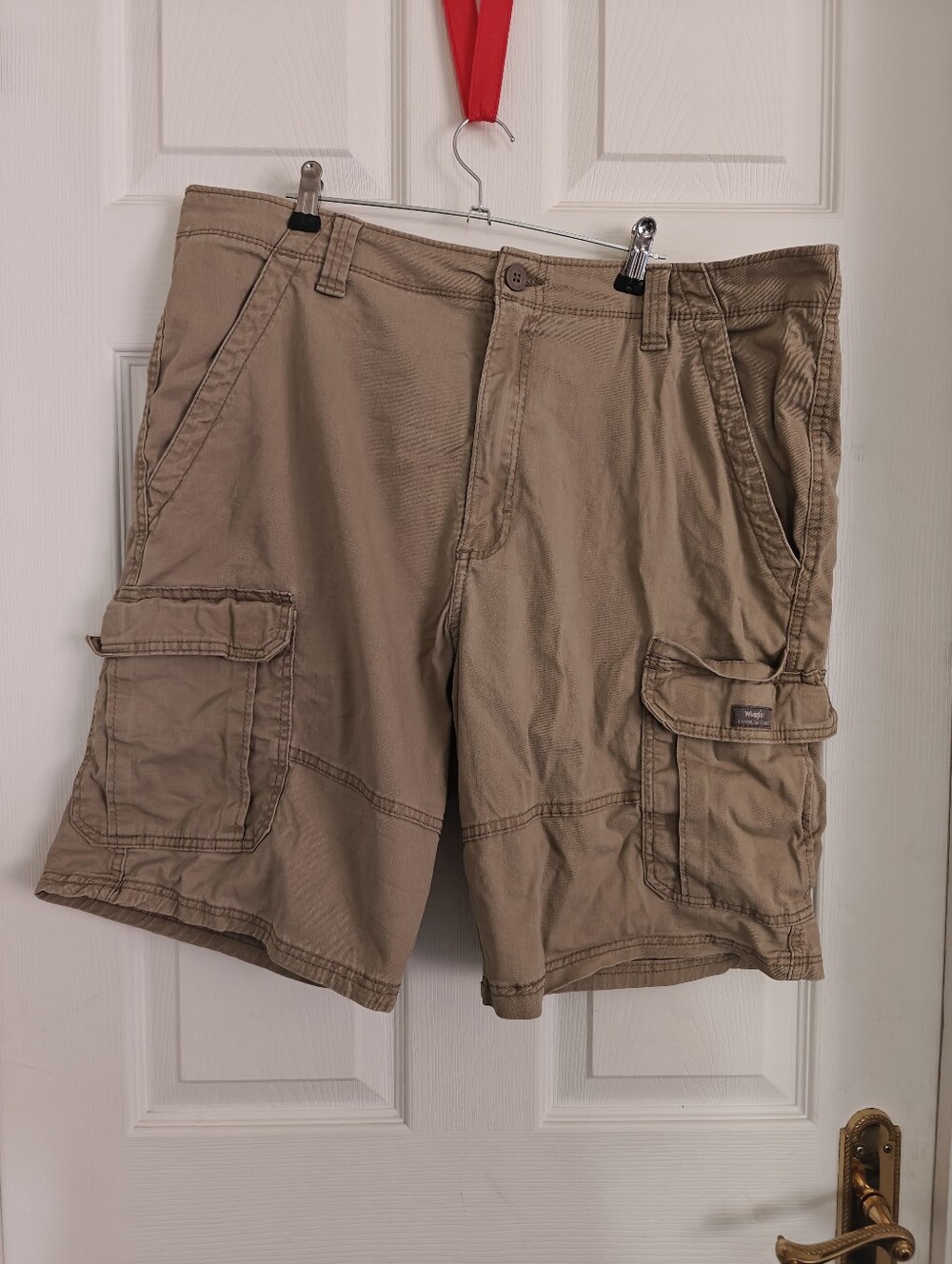 WRANGLER Cargo Shorts Brown/Beige